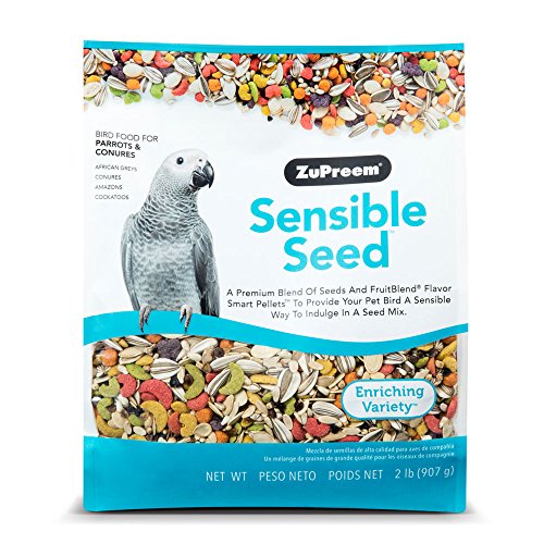 Sensible Seed Bird Food for Parrots & Conures by ZuPreem - 2 lbs (907g)