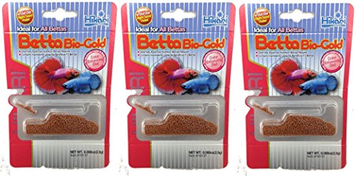 Hikari Betta Bio-Gold Baby Pellets Fish Food Bundle Bonus Pack 3 Pack