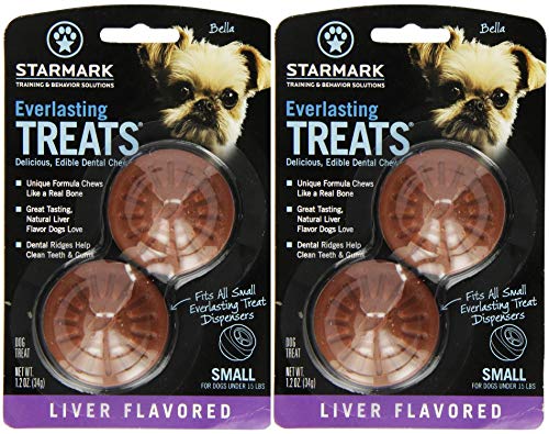 Everlasting Treat Liver, Small, 2 Pack of 2 (4 Treats Total)