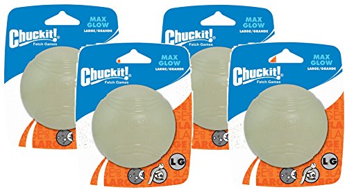 (4 Pack) Chuck IT! Lightplay Max Glow Balls Large