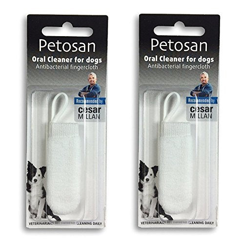 Petosan Cesar Millan Microfiber Fingerbrush Oral Cleaner for Pets