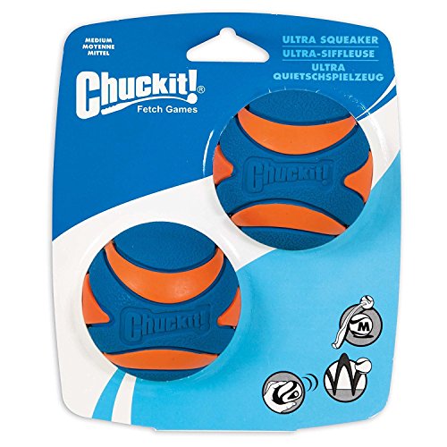 CHUCKIT! ULTRA SQUEAKER BALL (4 Pack)