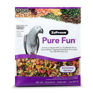 ZuPreem Pure Fun Bird Food for Parrots and Conures