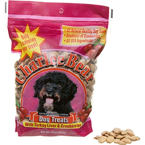 Charlee Bear Dog Treat, 16-Ounce, Liver/Cran