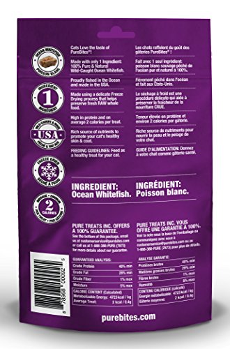 PureBites Ocean Whitefish Freeze-Dried Treats for Cats