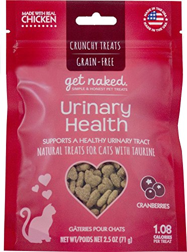 Get Naked Urinary Health Crunchy Treats for Cats (1 Pouch), 2.5 oz
