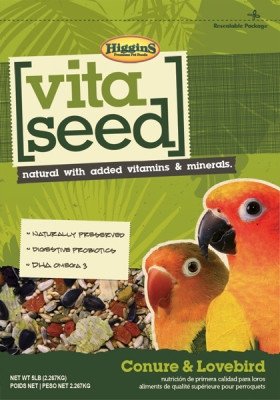 Higgins 466149 Vita Seed Conure-Lovebird 5Lb (1 Pack), One Size