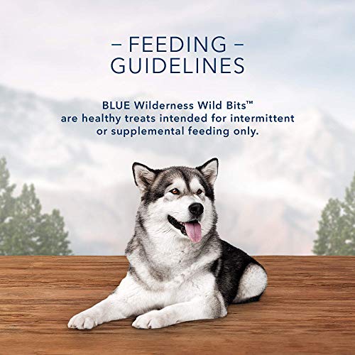 Blue Buffalo Wilderness Trail Treats Wild Bits Grain Free Soft-Moist Training Dog Treats, Salmon Recipe 4-oz bag