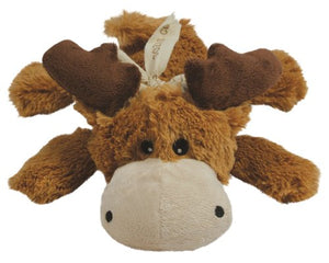 KONG Cozie Marvin Moose, Indoor Cuddle Squeaky Plush Dog Toy for Medium Dogs, Brown, 1