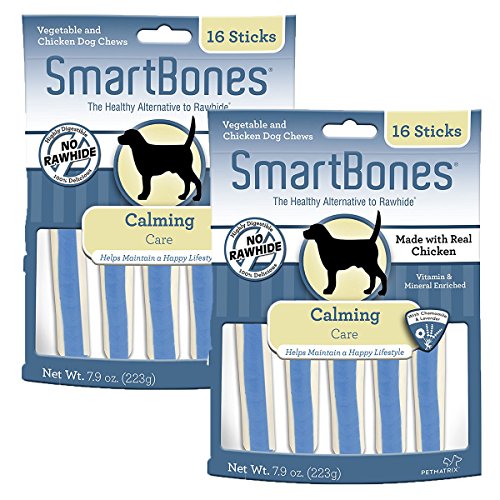 Smart Bone Functional Sticks Calming Dog Chews, 16 pieces/pack