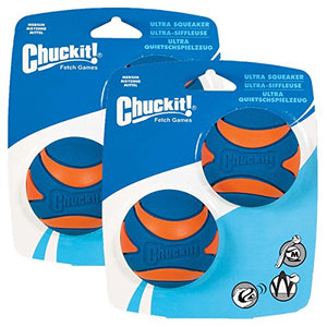 CHUCKIT! ULTRA SQUEAKER BALL (4 Pack)