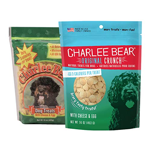 Charlee Bear Dog Treat with Cheese & Egg (3 Pack) 16 oz Each