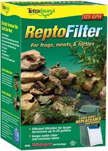 Tetra ReptoFilter for Terrariums, For Frogs/Newts/Turtles, 125 GPH