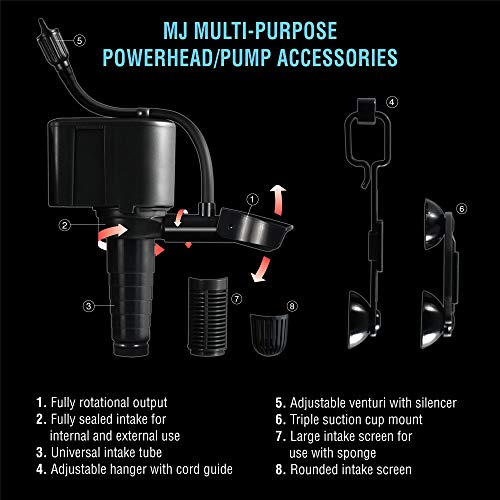 Cobalt Aquatics MJ Water Pump Multi-Purpose Powerhead (5W/7.5W/8.5W/20W)