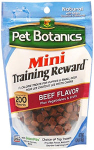 Pet Botanics Mini Training Reward Treats - Beef - 4 Ounce 2-pack
