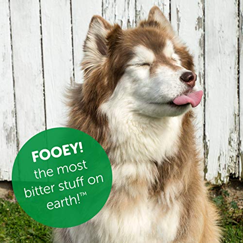 Fooey! Ultra-Bitter Training Aid Spray Â Chewing, Biting, Licking Deterrent for Dogs, Cats, Horses, Rabbits, Ferrets, Birds - Safe for PetÂs Skin Â Can Also Protect Garden from Deer and Pests