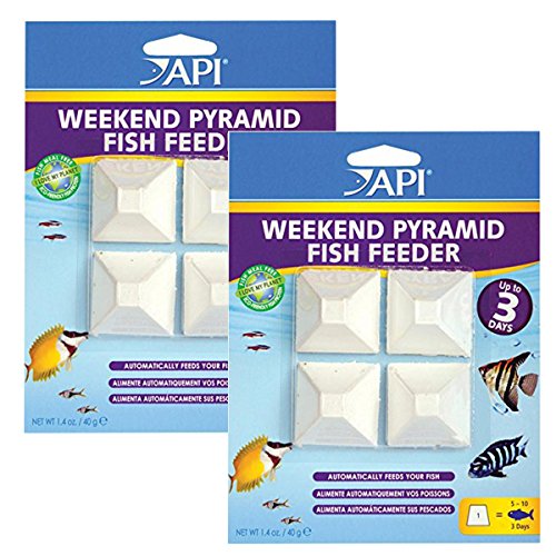 API 3-Day Pyramid Automatic Fish Feeder, 8-Pack
