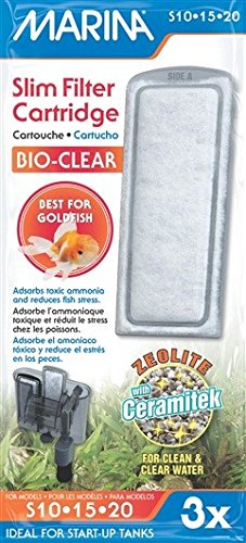 Marina Slim Filter Zeolite Plus Ceramic Cartridge - 3-Pack