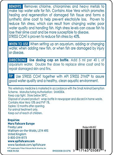 API Stress Coat Aquarium Water Conditioner 16-Ounce / 2-Pack