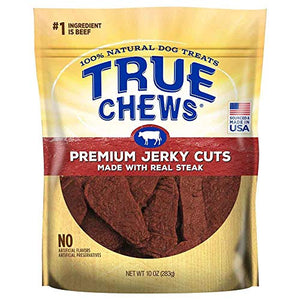 True Chews Premium Jerky Cuts Steak (2 x 10oz bags)