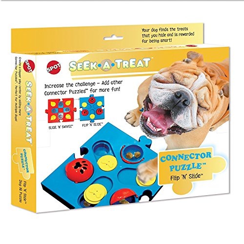 Ethical Pets Spot Seek-a-Treat Flip 'N Slide Treat Dispenser for Dogs (2 Pack)