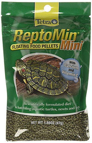 Tetra ReptoMin Mini Floating Pellets (1 Bag), 1.66 oz (2 Pack)