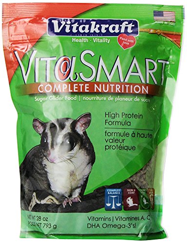Vitakraft VitaSmart Sugar Glider Food - High Protein Formula, 56 Ounce
