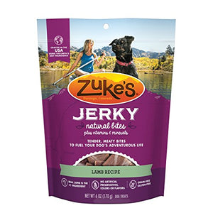 Zuke'S Jerky Natural Bites Lamb Recipe Dog Treats - 6 Oz. Pouch