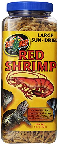 Zoo Med Sun Dried Large Red Shrimp, 5-Ounce