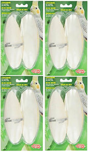 Living World Cuttlebone for Cockatiels, Size-Large (4 Packages each Containing 2 Cuttlebones / 8 Total)