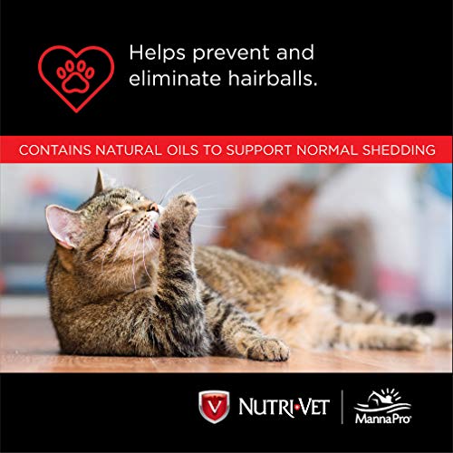 Nutri-Vet Feline Natural Oil Hairball Paw-Gel Chicken Flavor 3oz - Pack of 1