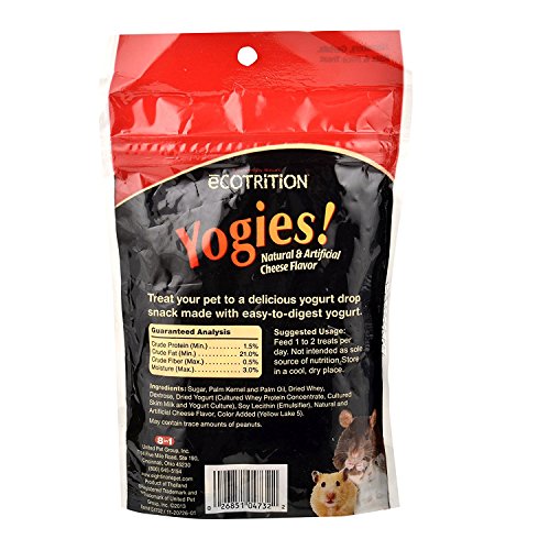 eCOTRITION Yogies for Hamsters/Gerbils/Rats, 7-Ounce