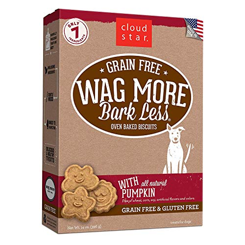 Cloud Star Wag More Oven Baked Grain Free Biscuits - 28 ounce Pumpkin