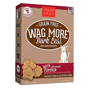 Cloud Star Wag More Oven Baked Grain Free Biscuits - 28 ounce Pumpkin