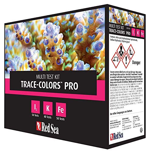 Red Sea Fish Pharm ARE21515 Saltwater Reef Color Pro Multi Test Kit for Aquarium