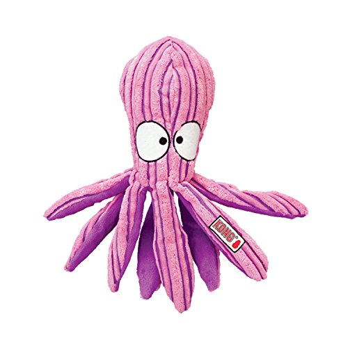 KONG - CuteSeas Octopus - Corduroy Plush Dog Toy - For Small Dogs