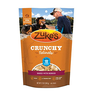 ZukeÂS Crunchy Naturals 10S Baked With Berries Dog Treats - 12 Oz. Pouch