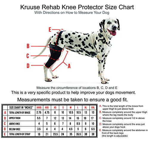 Kruuse Rehab Right Knee Protector, Medium
