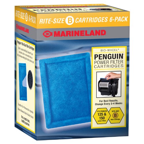 Marineland Penguin Power Filter Cartridges, Rite-Size B, 6-Count