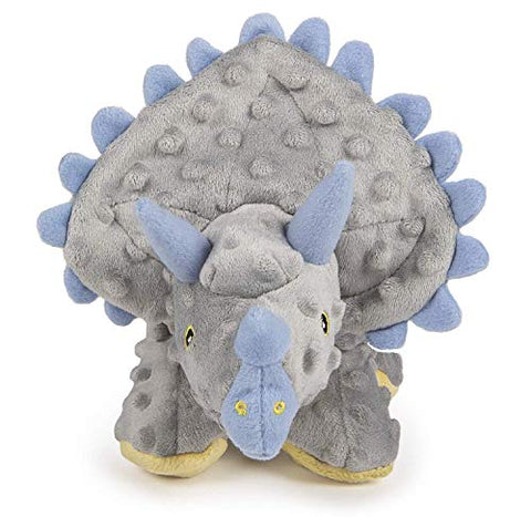 goDog Dinos Frills The Triceratops Dog Toy