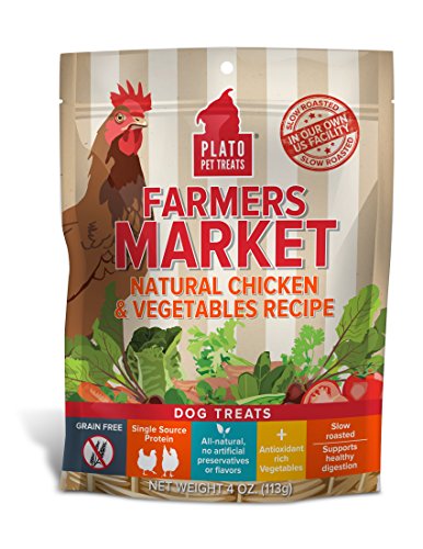 Plato Farmers Market Chicken and Vegetables Dog Treat 14.1-Ounce