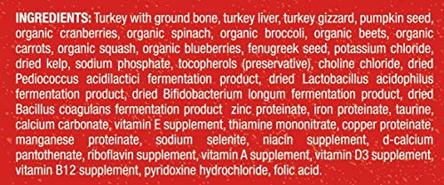 Stella & Chewy's Freeze-Dried Raw Tantalizing Turkey Dinner Patties Grain-Free Dog Food, 14 oz bag