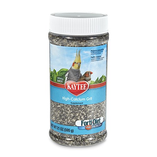 Kaytee Forti-Diet Pro Health Hi-Calcium Grit for Small Birds, 21-oz jar