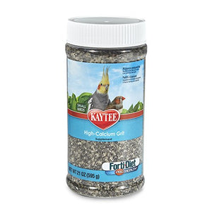 Kaytee Forti-Diet Pro Health Hi-Calcium Grit for Small Birds, 21-oz jar