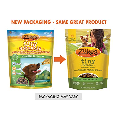 Zuke'S Tiny Naturals Duck & Chickpea Recipe Dog Treats - 5 Oz. Pouch