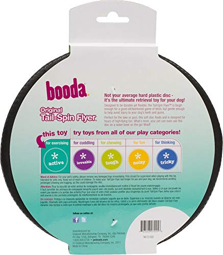 Petmate Booda Tail-Spin Flyer Floating Dog Frisbee 3 Sizes Available