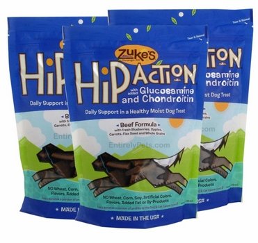 Zuke's Hip Action with Glucosamine and Chondroitin 3 Packs Beef (3 lb)