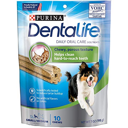 Purina DentaLife Daily Oral Care Small/Medium Dog Treats, 10 count