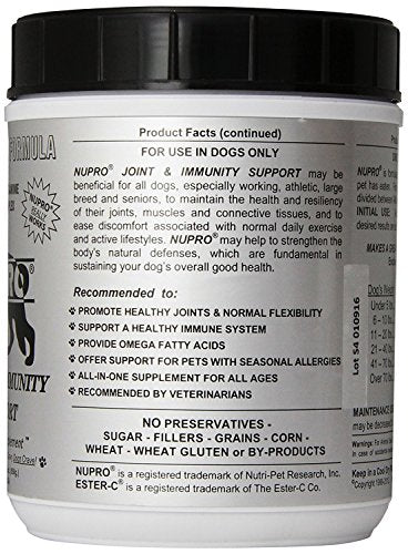 Nupro Joint and Immunity Supplement, 30-Ounce