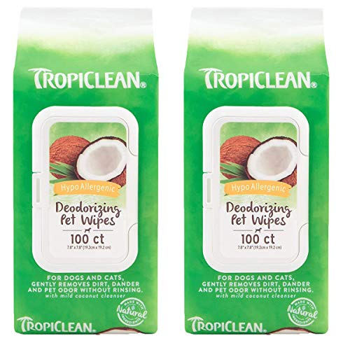Tropiclean Inc. Hypo Allergenic Wipes for Pets, 200ct